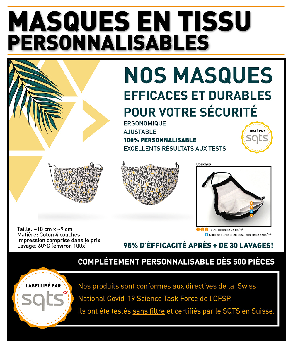 Masques en tissu