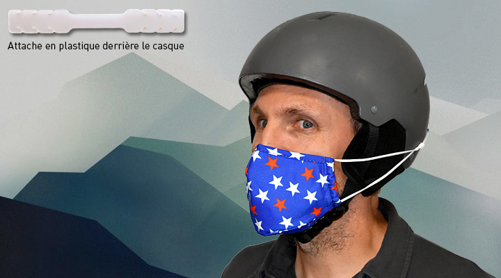 Masque pour casque de ski